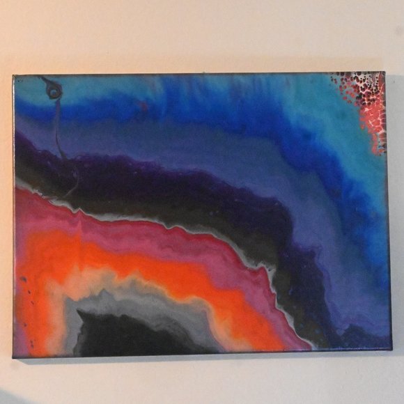 "Blight" - Original abstract acrylic painting - Picture 1 of 2